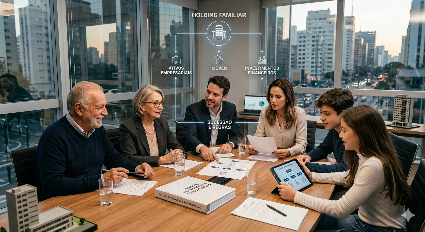 Você está visualizando atualmente Holding e governança familiar: como organizar a administração dos bens para evitar conflitos futuros